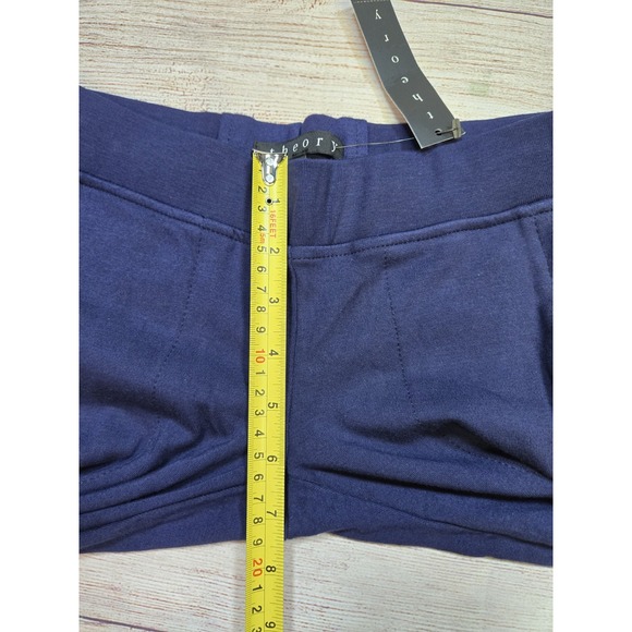 Theory Chrisley Classical Navy Skinny Pant Size P‎ (S) Pockets Bodycon Soft New - Picture 7 of 11